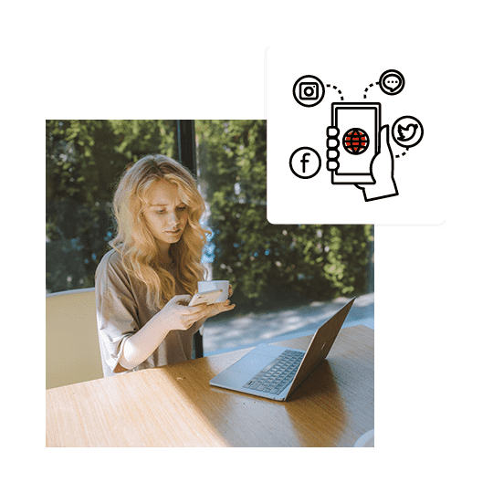 woman-holding-coffee-cup-reading-social-media-marketing-posts_v2 woman-holding-coffee-cup-reading-social-media-marketing-posts_v2